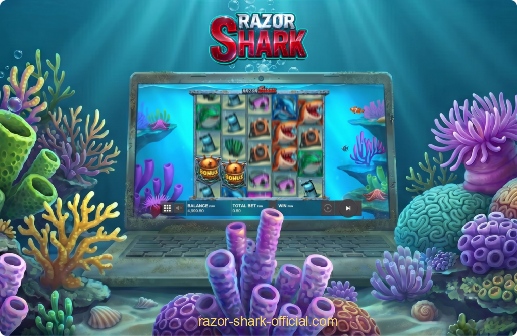 Le mode tours gratuits de Razor Shark se déclenche dès qu'au moins 3 symboles Scatter apparaissent sur la grille
