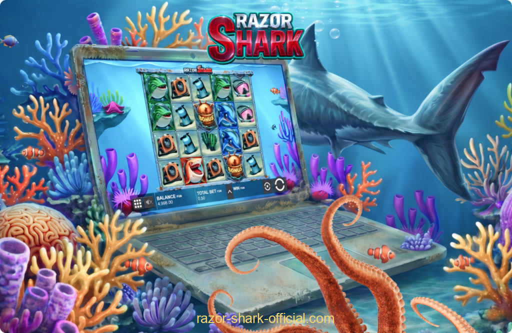 Le jeu Razor Shark affiche une volatilité élevée